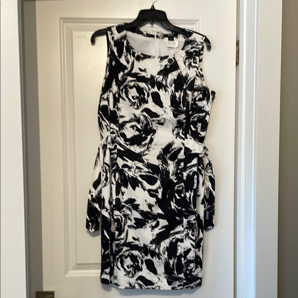 Alfani Black and White Dress